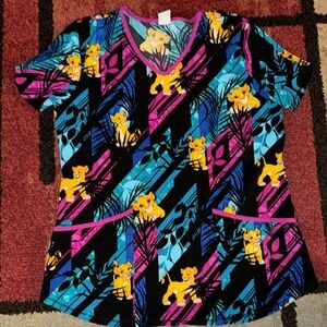 Disney Lion King Scrub‎ Top